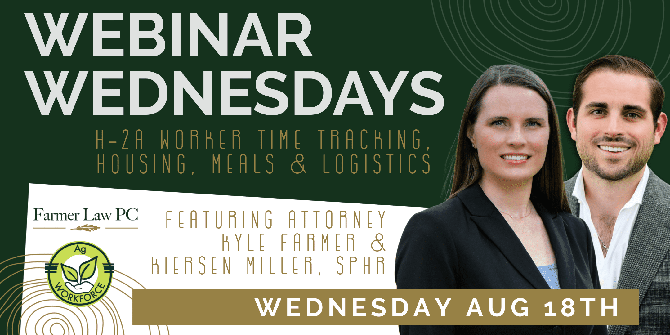 Wednesday Webinar Series: H-2A Worker Time Tracking, Housing, Meals and Logistics