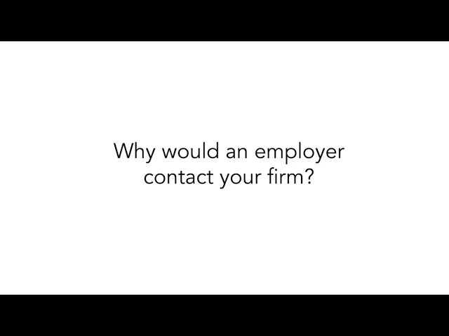 Why would an employer contact Farmer Law PC